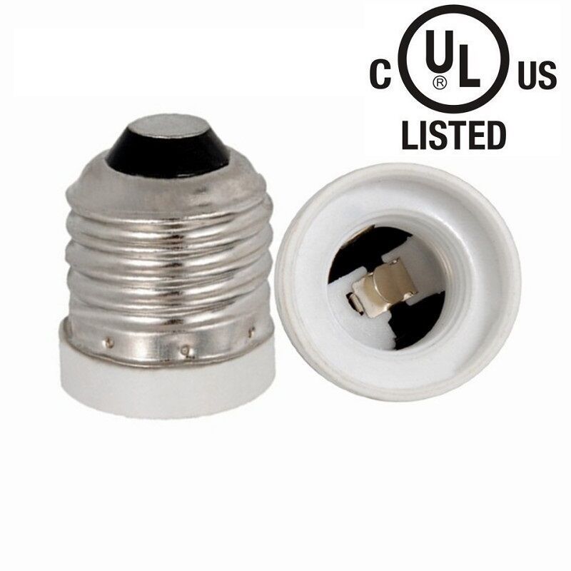 E26 to E17 Adapter Medium Base to Intermediate Socket Adapter Converter Reducer gallery