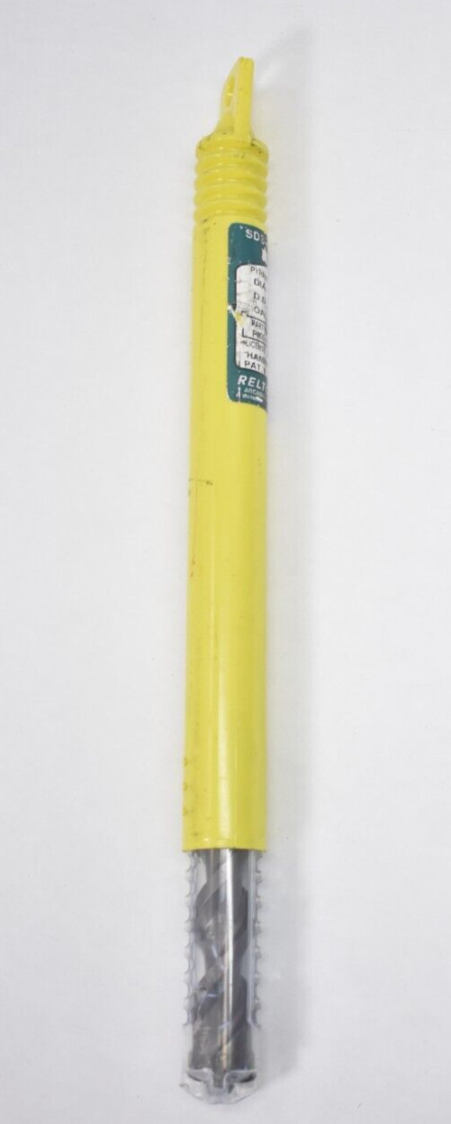 Relton PMX-14-14 7/8" x 8" Pyramid Point SDS-Max Hammer Bit Tool Spiral Flute gallery