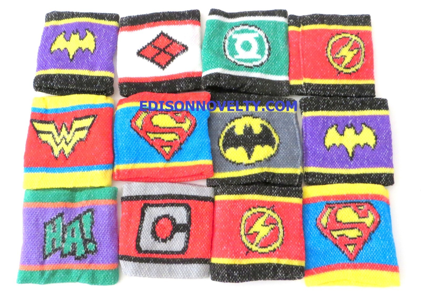 One Dozen Children DC Comic Logo Wristbands 2.75" gallery