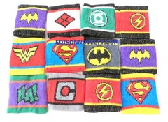 One Dozen Children DC Comic Logo Wristbands 2.75″