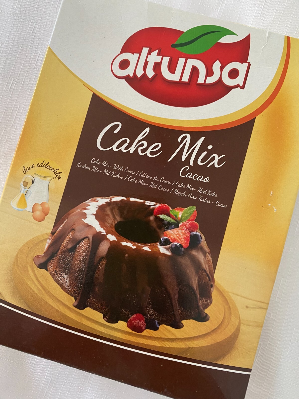 Altunsa Iraqi Cake Mix - Cacao, Orange, & Plain Yellow Flavors 500g/each gallery