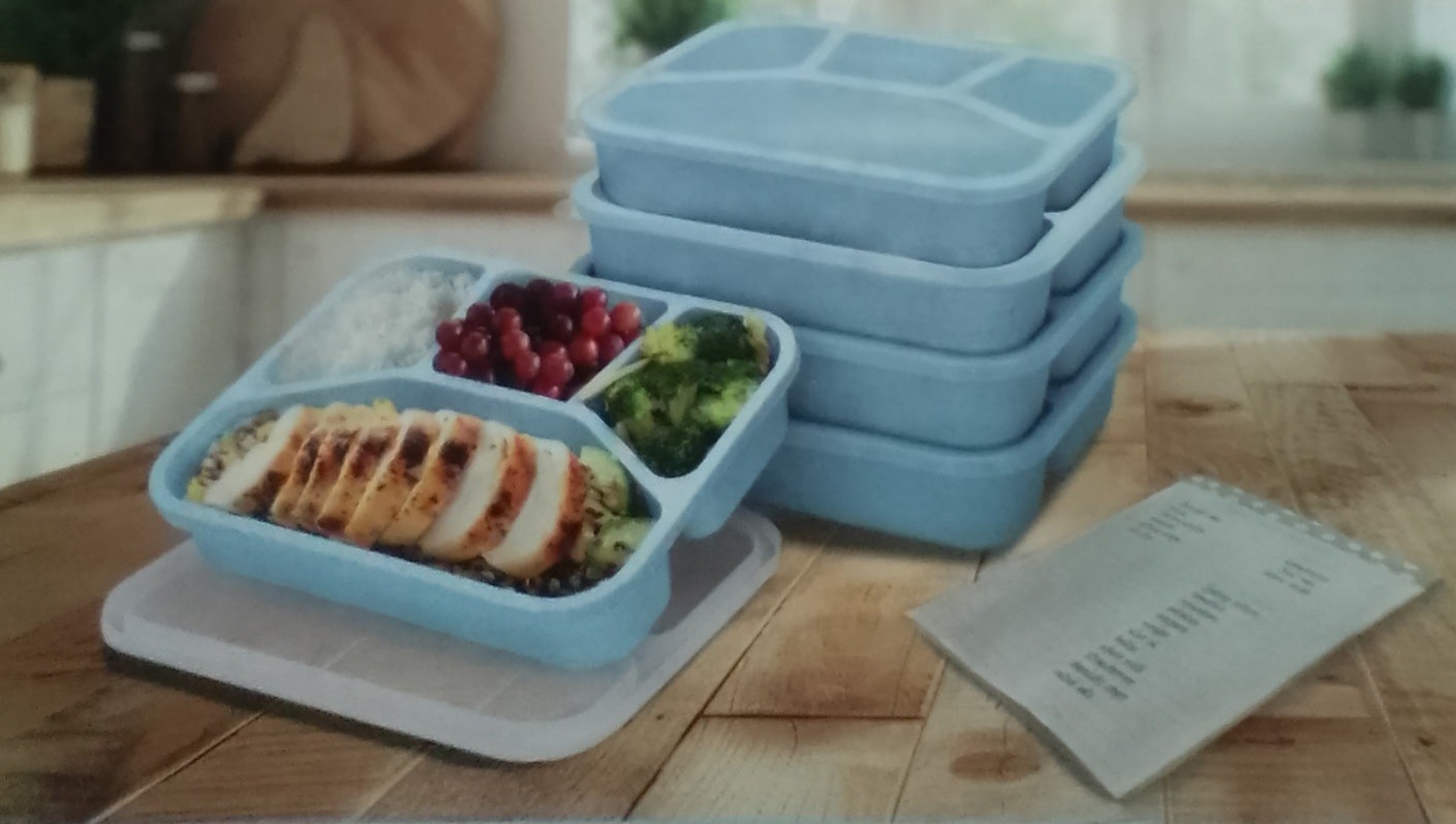 Plant Fiber Meal Prep Containers Set Of 5 With Weekly Planning Sheets gallery