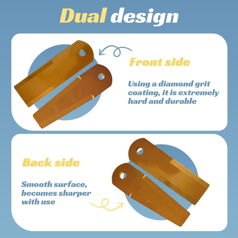 Universal Lawn Mower Blades 2-Pack – Heavy Duty Replacement for Most Mowers gallery