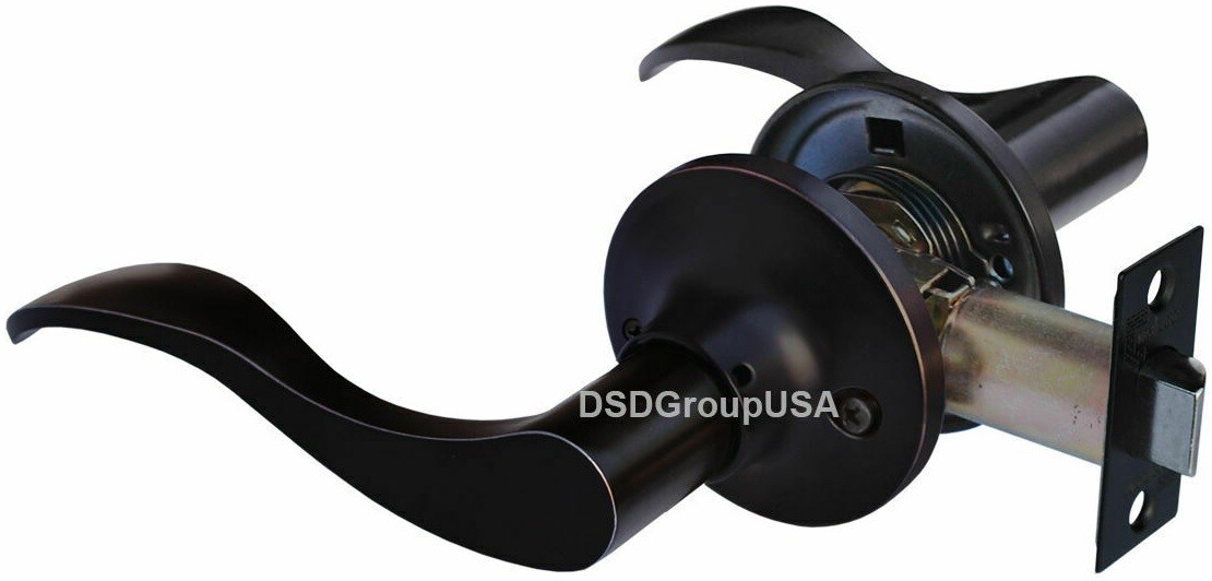 Constructor Passage Lever Door Lock Set Oil Rubbed Bronze Knob Handle Lockset gallery