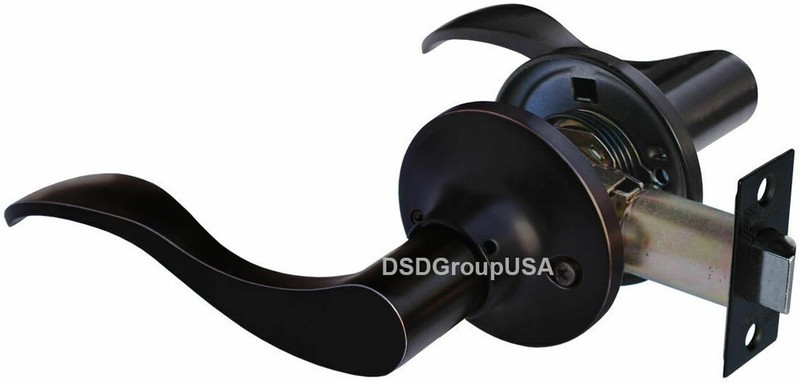 Constructor Passage Lever Door Lock Set Oil Rubbed Bronze Knob Handle Lockset gallery