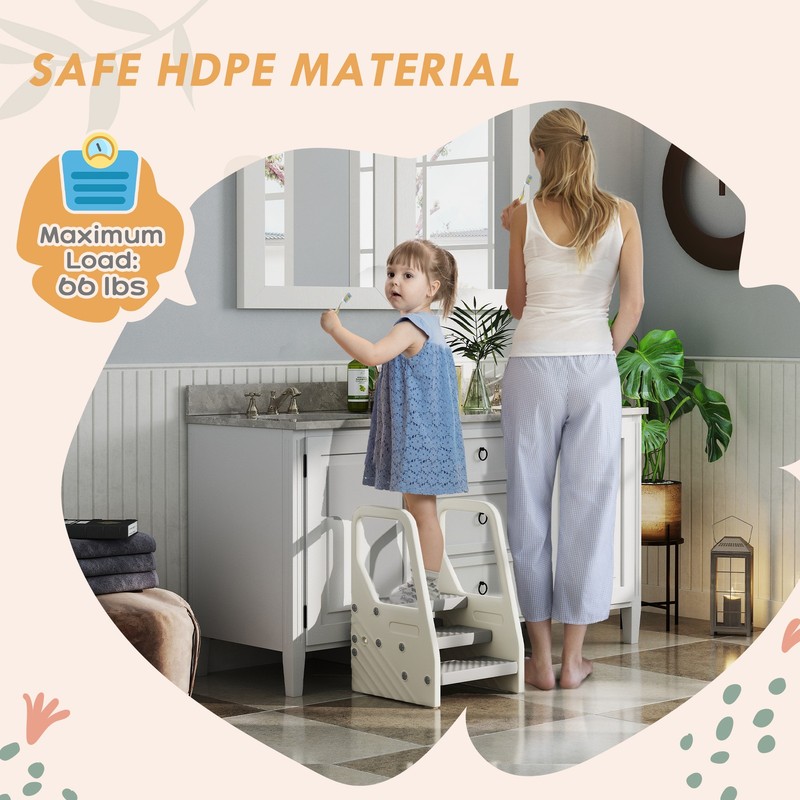Toddler Tower, Adjustable 3 Step Kitchen Stool Helper for 2-5 Years gallery