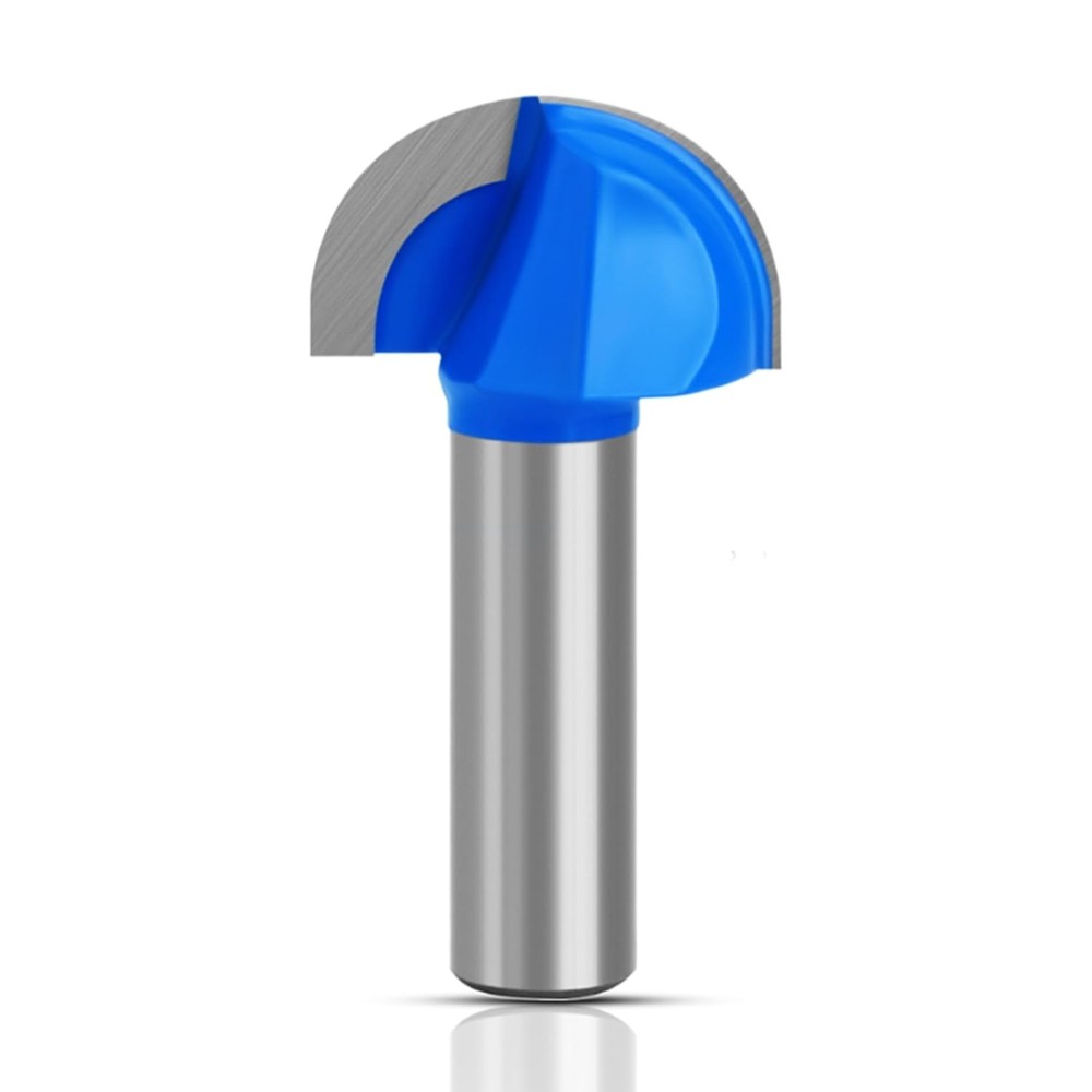 ASNOMY 1-1/4" Cutting Diameter Core Box Router Bit, 1/2 Inch 1.25 inches