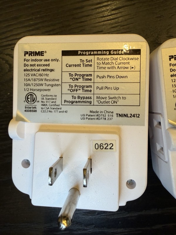 PRIME 24 Hour Programming Timer For indoor use only Bundle of 3 gallery