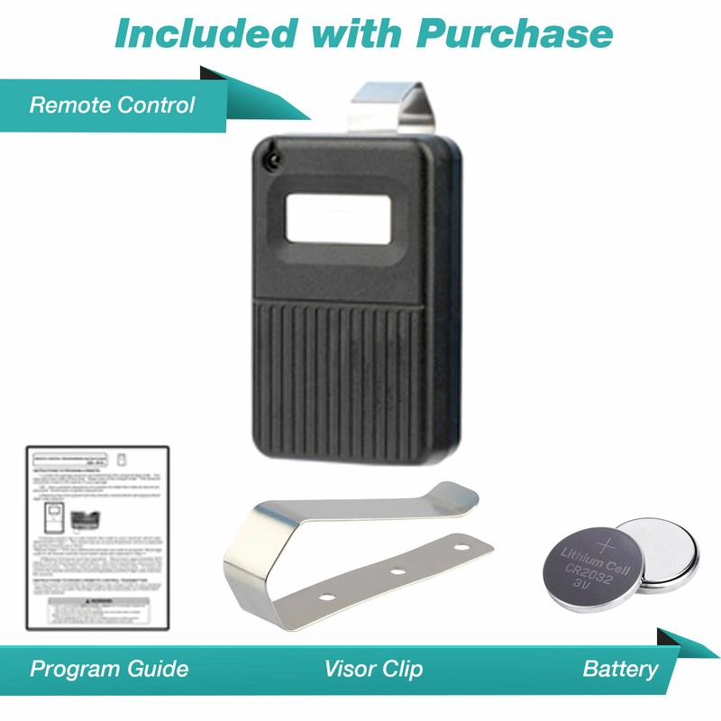 For Linear DTC Delta 3 Remote Garage Door Transmitter DNT00002A (310-mhz) gallery