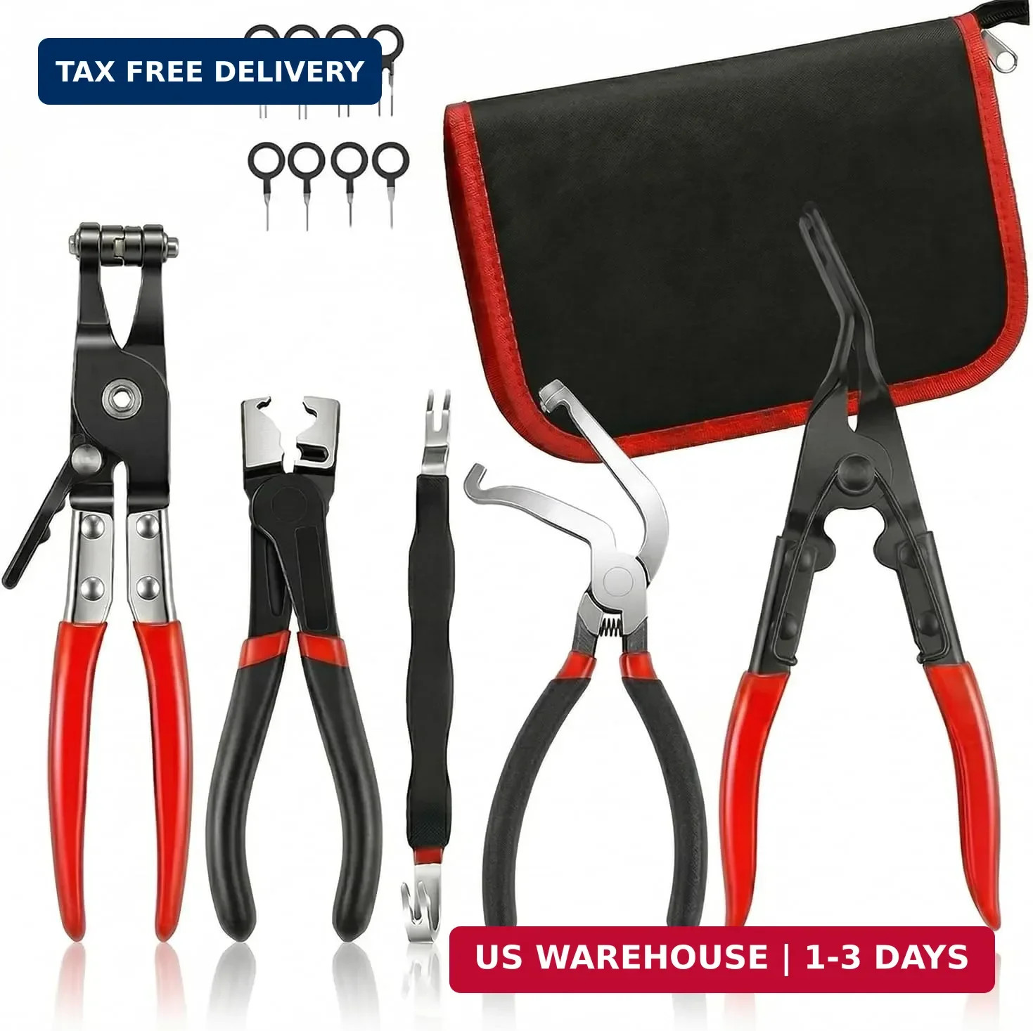 5Pcs Electrical Disconnect Pliers Set Automotive Electrical Connector Removal To gallery