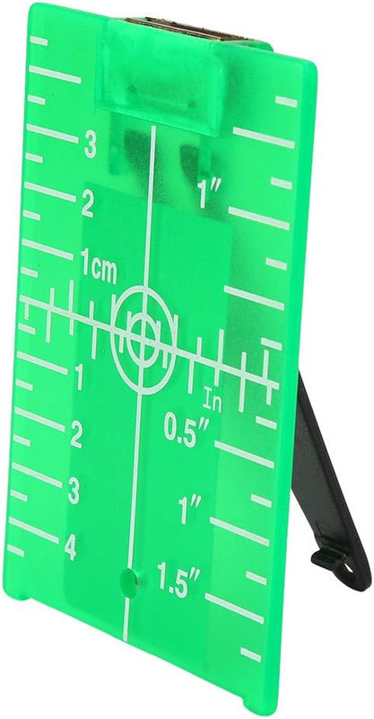 Laser Level Target Plate, Double Scale Cross Line Laser Level Meter, Foldable Ma gallery