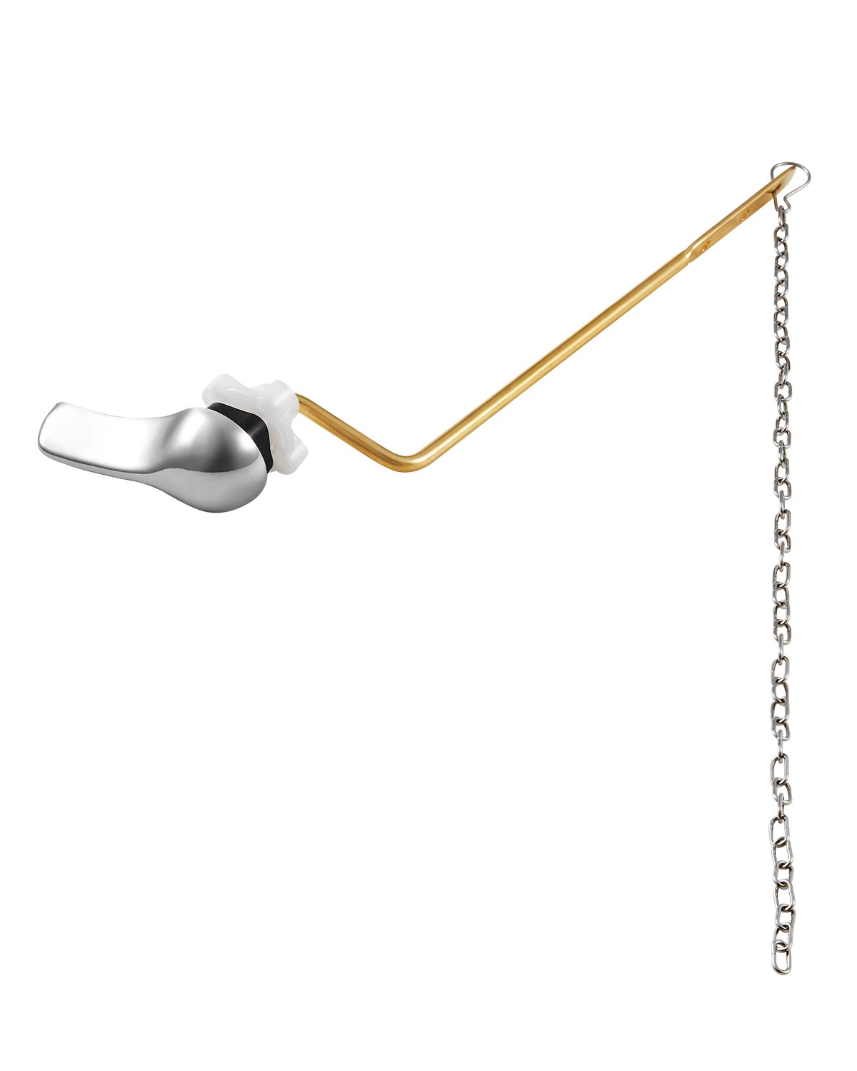 VEVOR Toilet Handle Replacement Kit Side Universal Toilet Flush Handle Chrome gallery