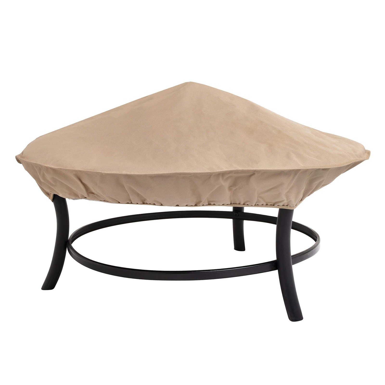 Water-Resistant, 35 in Patio Fire Pit Cover, inch, Beige,Khaki gallery