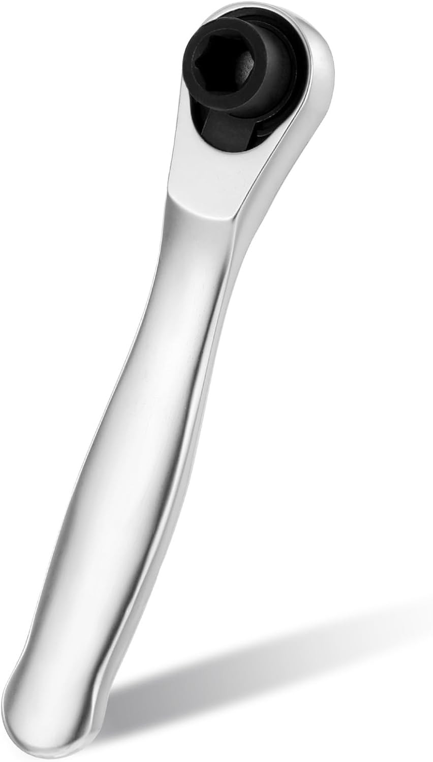 1/4 Inch Drive Micro Ratcheting Bit Driver, Silver 72-Tooth Ratchet Screwdriv... gallery