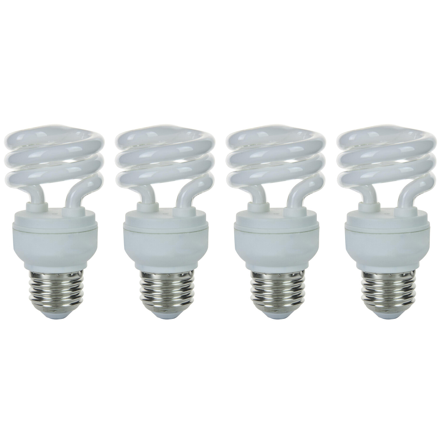 Sunlite 9W Super Mini Spiral Energy Star Cert CFL Medium Base Cool White 4-Pk gallery