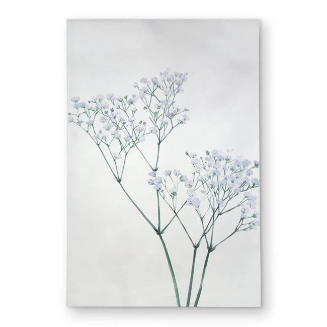 2x3 ft. Babies-Breath Flowers Rug - Minimalist Outdoor Home Decor - Rectangle gallery