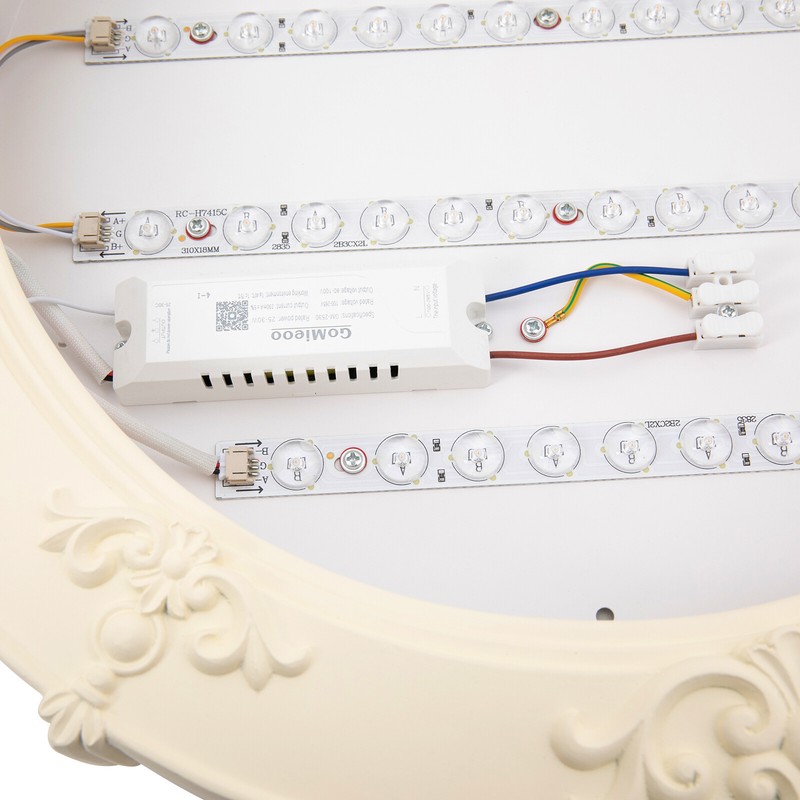Modern Flush Mount Ceiling Light Acrylic LED Dimmable Chandelier Lamp Fixture gallery