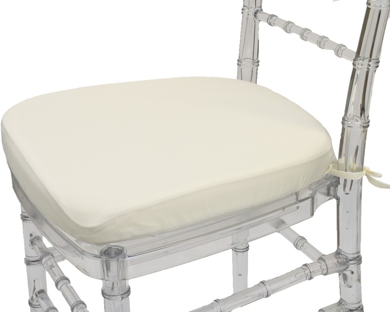 Spandex Chiavari Pad Covers - Stretch Fitted Chiavari Chair Seat Cushion Covers gallery
