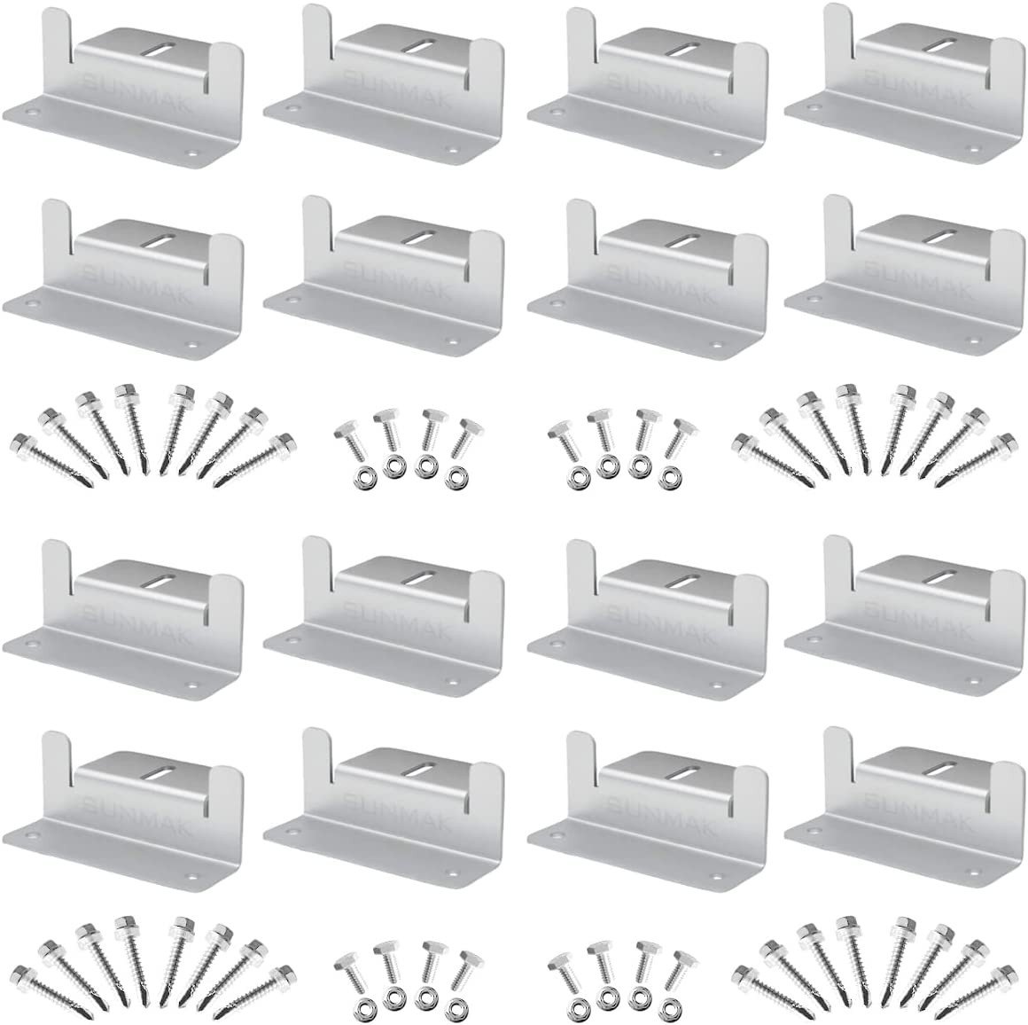 16 Units per Set Solar Panel Mounting Z Brackets, Solar Panel Mounting Brackets gallery