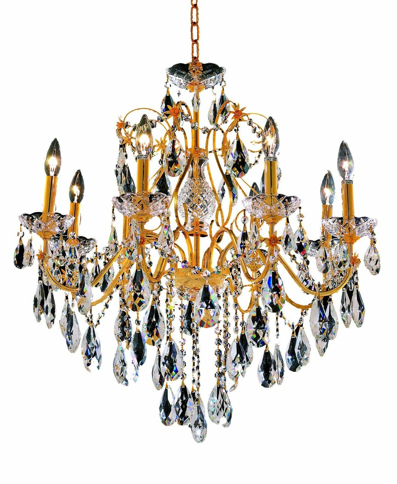Crystal Pendant Chandelier 8 Light Fixture Dining Room Kitchen Island Foyer 26" gallery