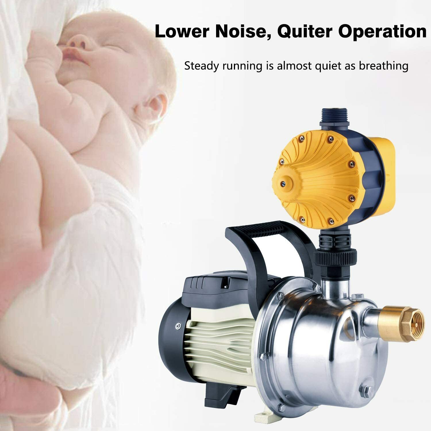 TDRFORCE 110VPressure Booster Pump System 1/2 3/4 HP For Irrigation, Manufacture gallery