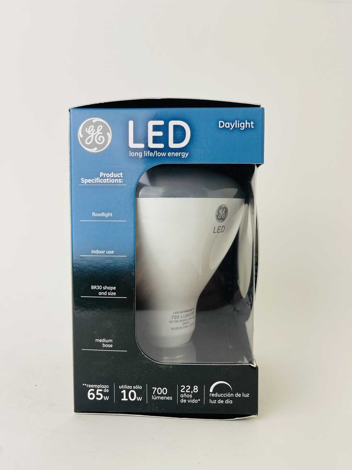 4 Pack GE LED BR30 Indoor Floodlight Bulb 10W 700 Lumens Daylight 65w Dimmable gallery