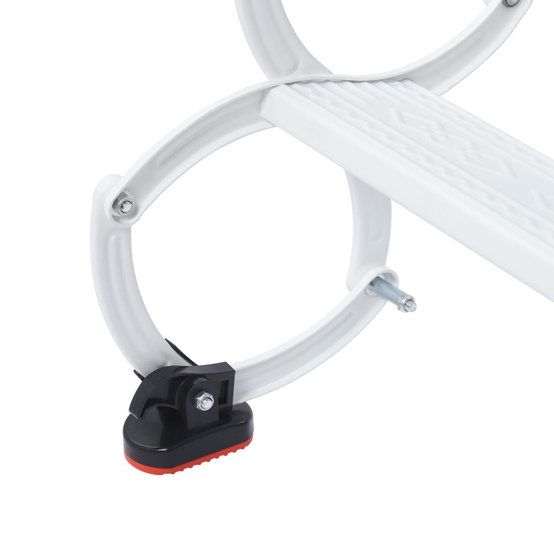 8 Steps Wall Mounted Attic Ladder Loft Attic Anti-slip Retractable Folding Stair gallery