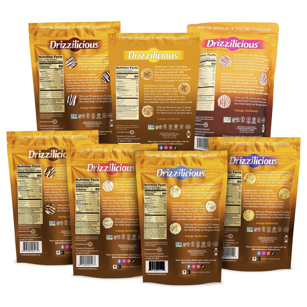 Drizzilicious Mini Rice Cake Healthy Crisps Snack Gluten Free Snacks gallery