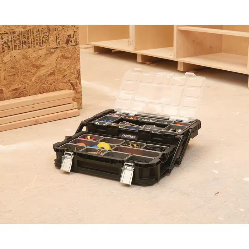 Connect Stackable Portable Cantilever 22 Removable Compartment Small Tool and Pa gallery