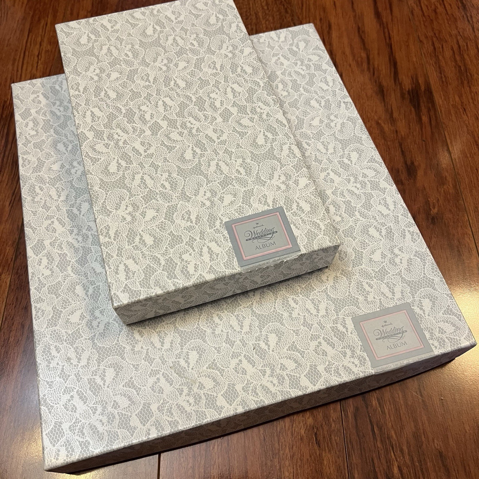 VTG NIB Hallmark Calla Lilly Wedding Collection Memory Book & Photo Album Set gallery