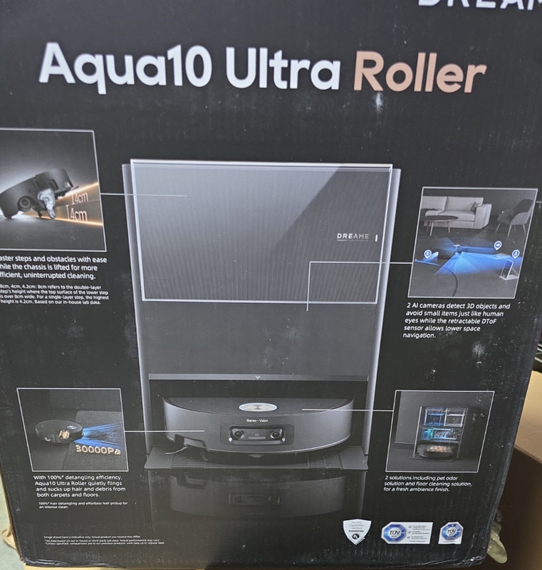 DREAME Aqua10 Ultra Roller Complete Robot Vacuum and Mop gallery