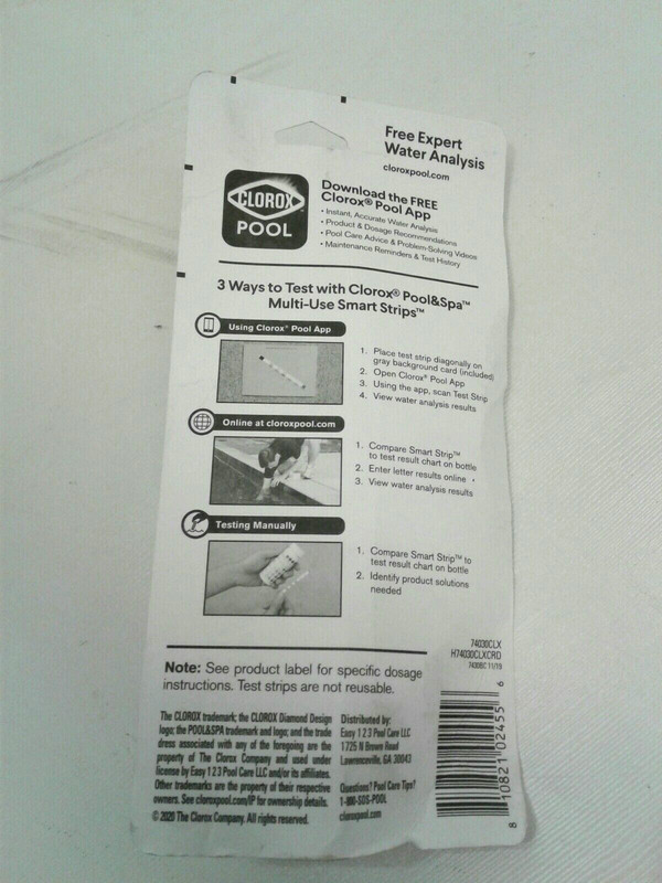 Clorox Pool&Spa Multi Use Smart Testing Strips (30 Strips) gallery