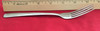 Thor Oneida FLUTED ROSE Dinner Fork 7 1/4'' Stainless Steel Flatware gallery