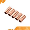 5 x Straight Copper Coupling Fittings, 1/4 Inch ID Welding Joint gallery