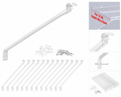 Everbilt 16″ Shelf Support Brackets Steel White Closet Shelving 12 Pack 90183