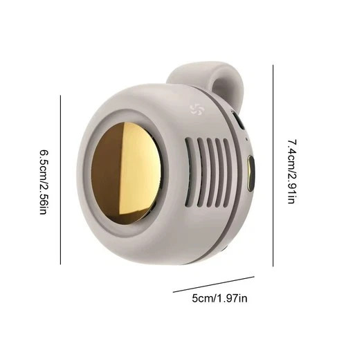 2025 New Mini Portable Silent Bladeless Fan Small Clip On Shirt Waist Adjustable gallery