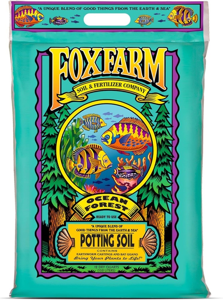 ⭐ 𝐁𝐄𝐒𝐓𝐒𝐄𝐋𝐋𝐄𝐑 FoxFarm Ocean Forest Potting Soil - 12 Quarts