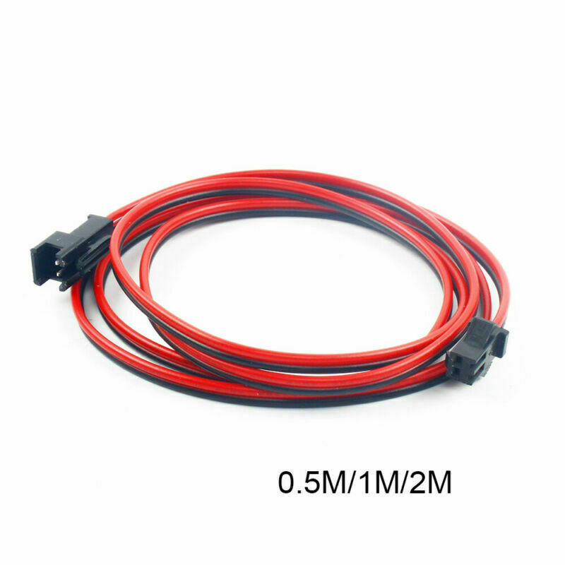 0.5M/1/2M JST SM 2-Pin Connector plug Female to Male Extension Cord Wires Cables gallery