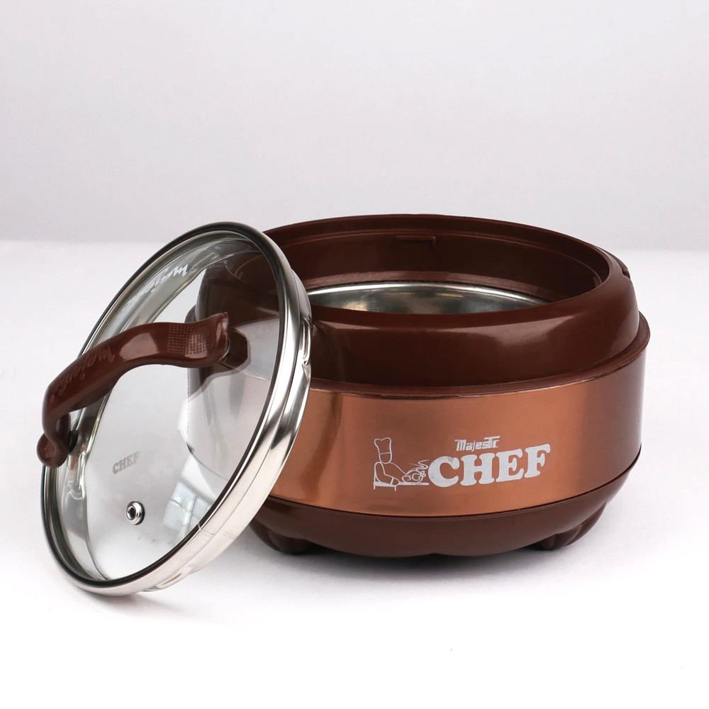 Bespoke Handmade (royal) Chef Stainless Steel Clarion Hot Pot With Glass Lid