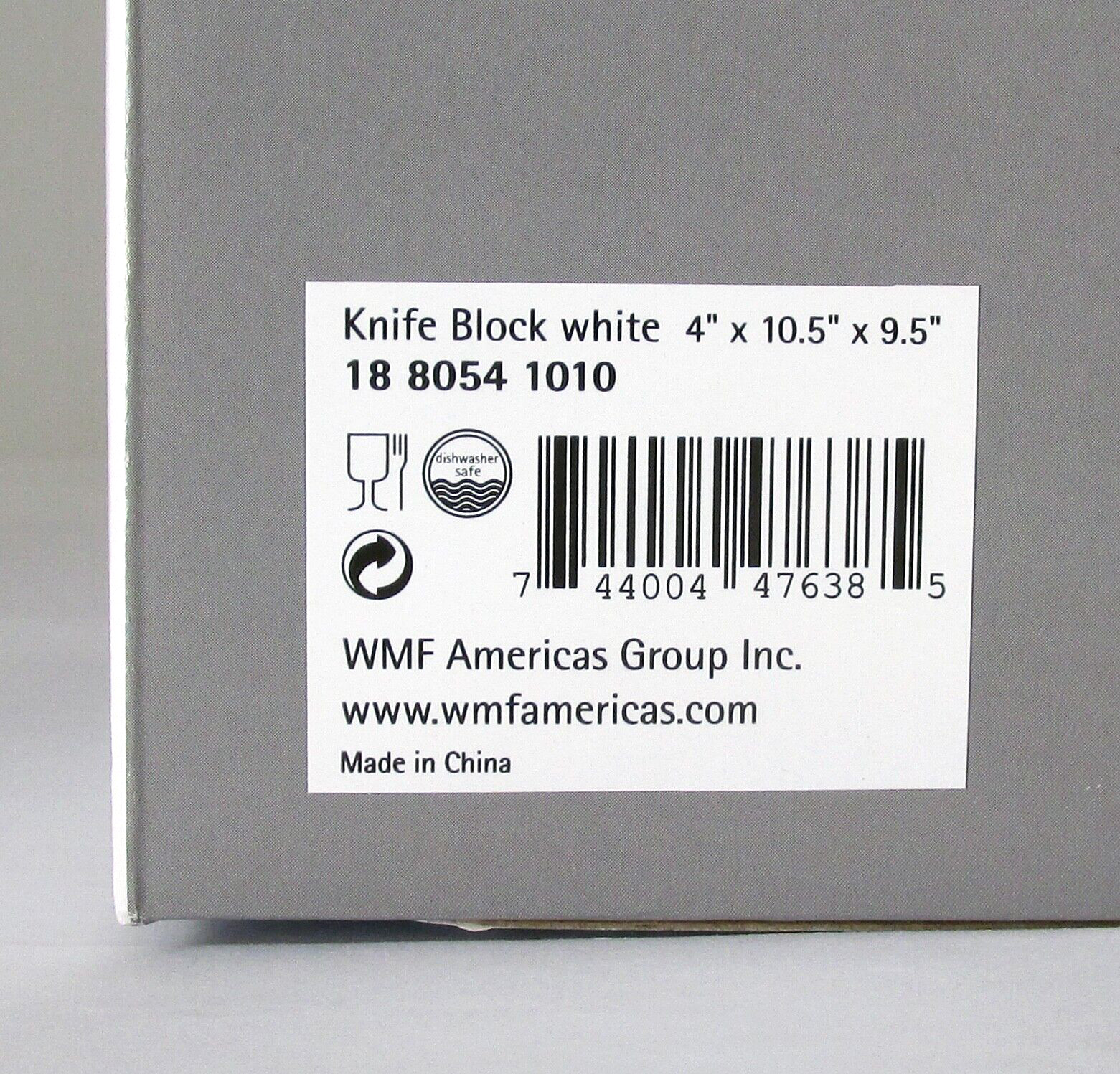 WMF White Knife Block Without Knives NEW IN BOX gallery