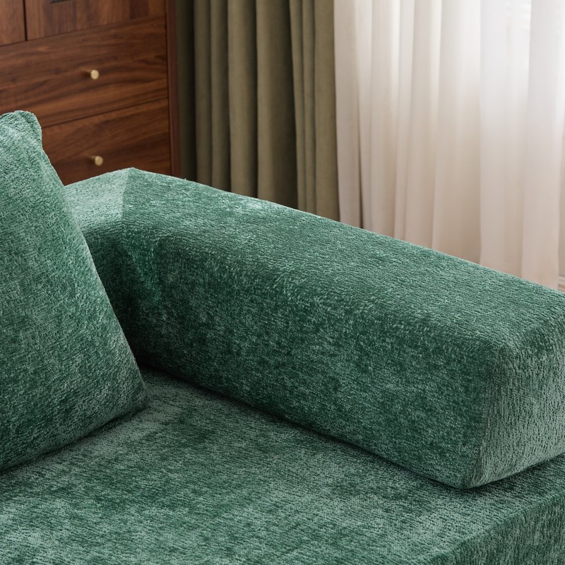 Floor Couch,Compression Sofa,Convertible Floor Sofa Bed-with Pillow Back Support gallery