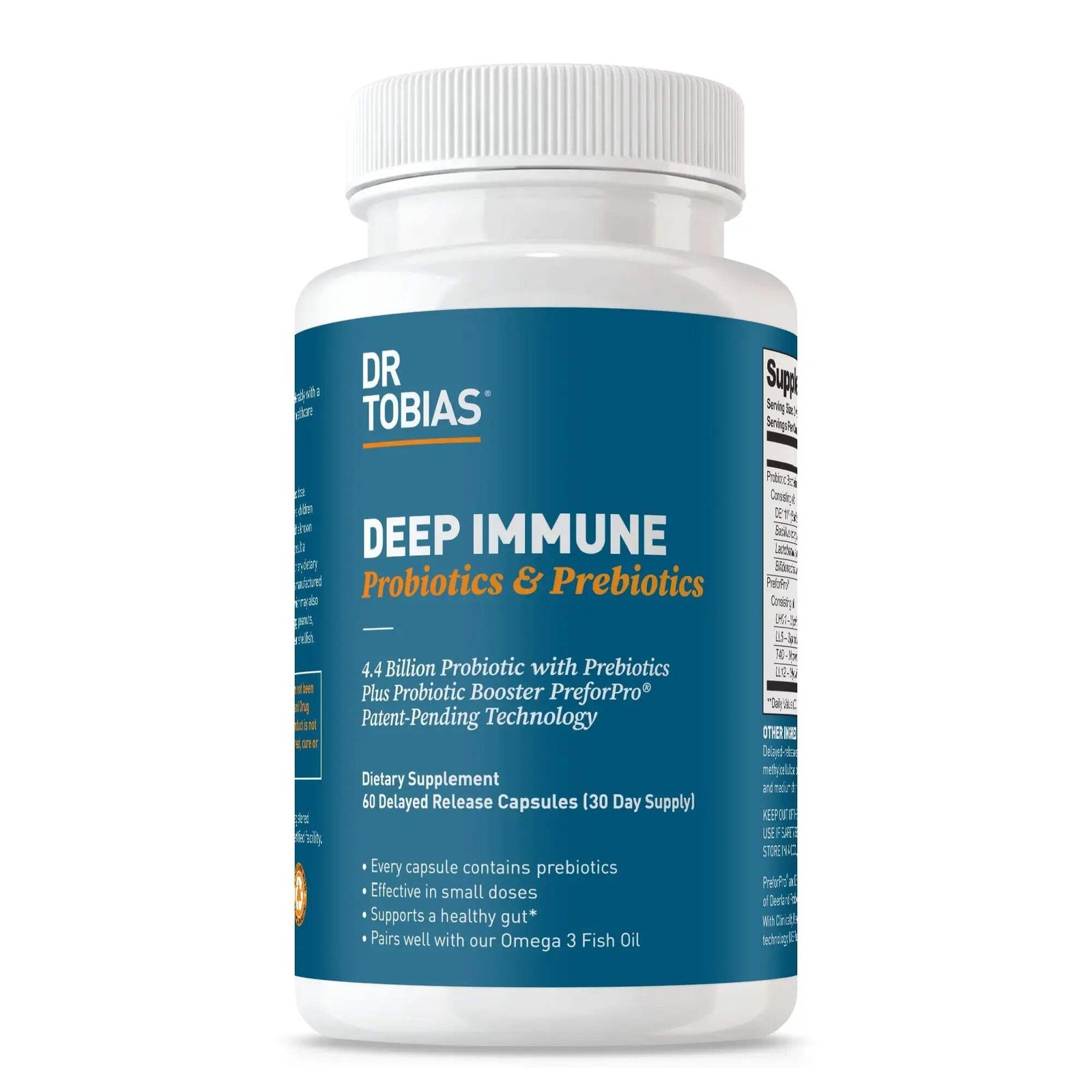 Deep Immune Probiotics & Prebiotics - Dual Action Digestion & Immune Support gallery