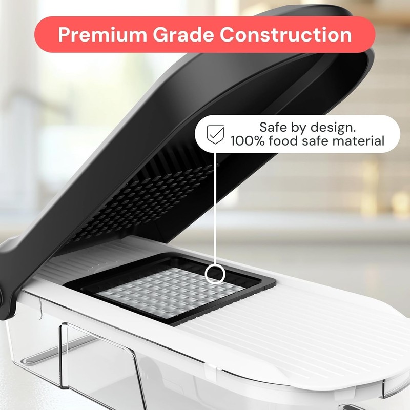 Fullstar Mandoline Slicer for Kitchen - Vegetable Chopper, Onion Potato Food Veg gallery