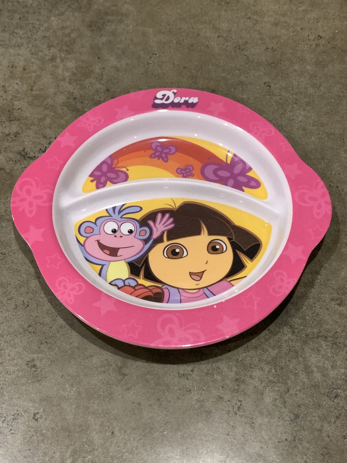DORA Toddler Dining Plate Munchkin Plate 2 Divided Sections gallery