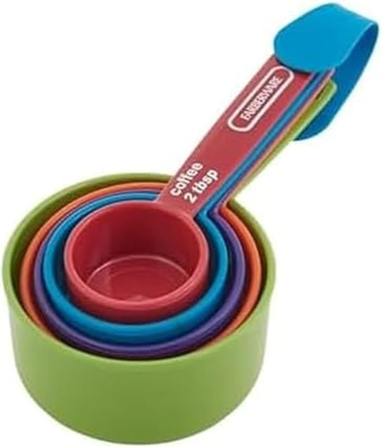Professional 5-Piece Measuring Cup Set with Coffee Scoop Durable Plastic Kitchen gallery