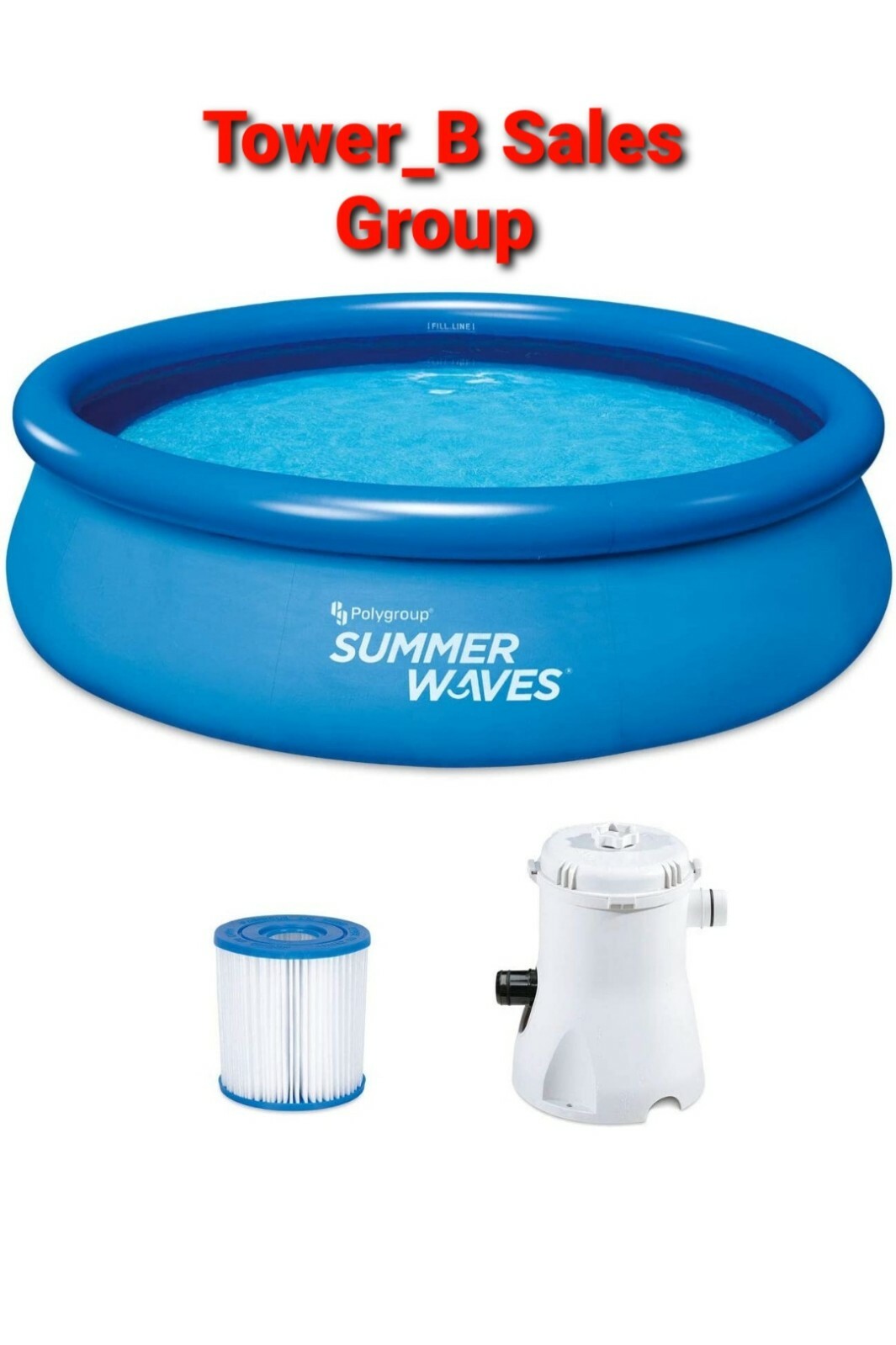 *NEW* Summer Waves 10' ft x 30" Quick Set Pool ( Filter & Pump included ) 🌊☀️ gallery