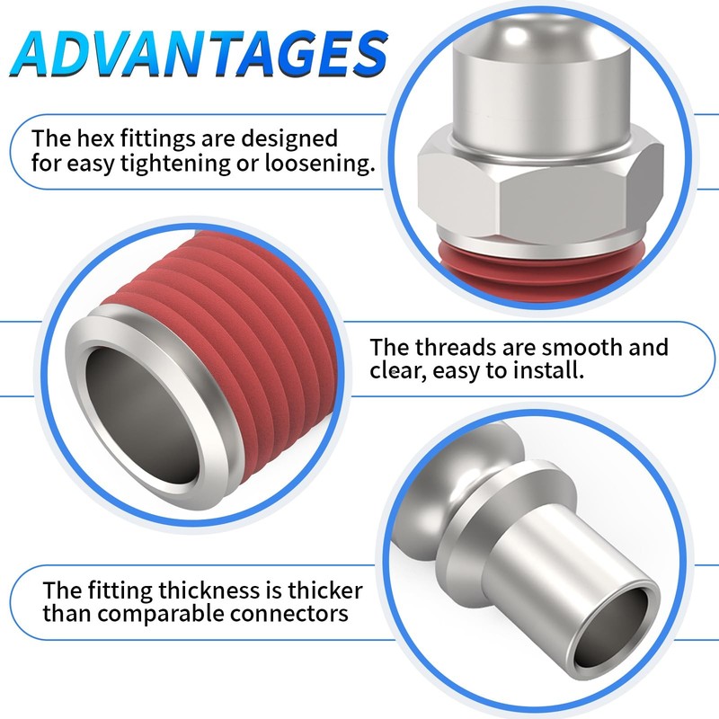 A-Style(ARO) Plug, 1/4" NPT Pneumatic Plugs, Compressor Fittings(30-PACK) gallery