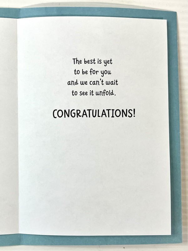 Graduation Card Religious w/ Scripture Congratulations Joyfully Yours Card NEW gallery