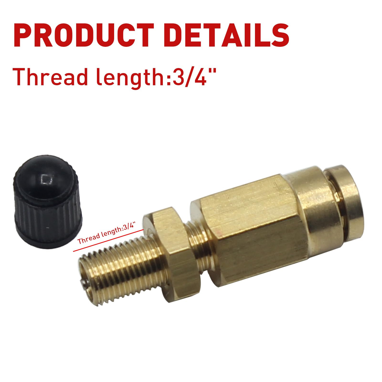 Air Line Service Kit for Air Spring Bag Suspension with Fittings, 20 Feet Air... gallery