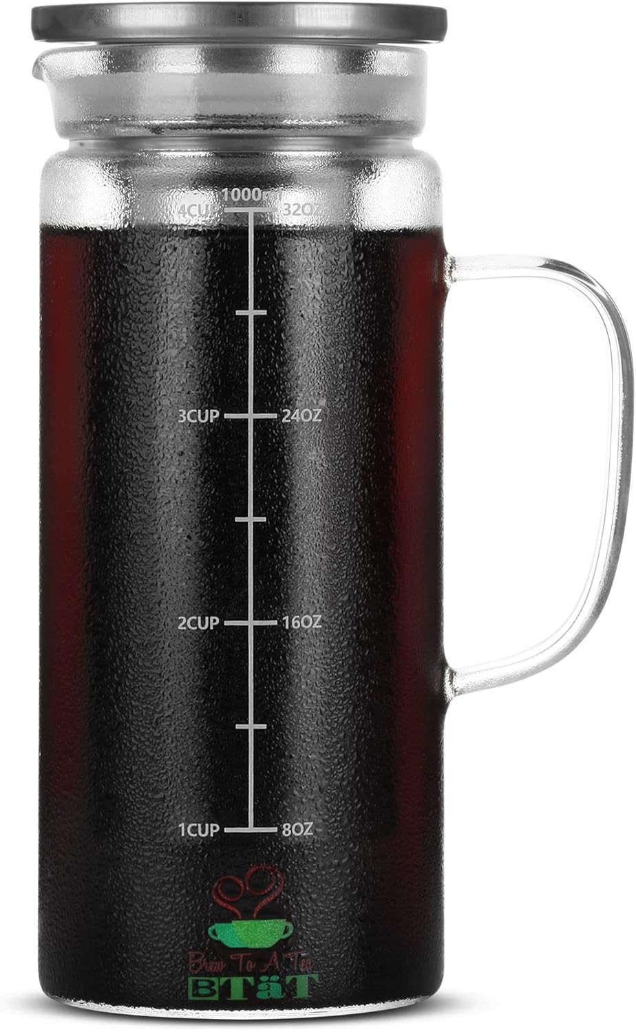 Btat- Cold Brew Coffee Maker, Iced Coffee Maker, 1 Quart, 32 Oz, Iced Tea Maker, gallery